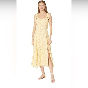 NWOT Bardot Midi Bow Tie Dress.